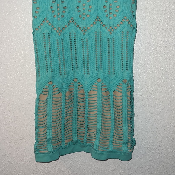 BEBE turquoise dress - Picture 8 of 8